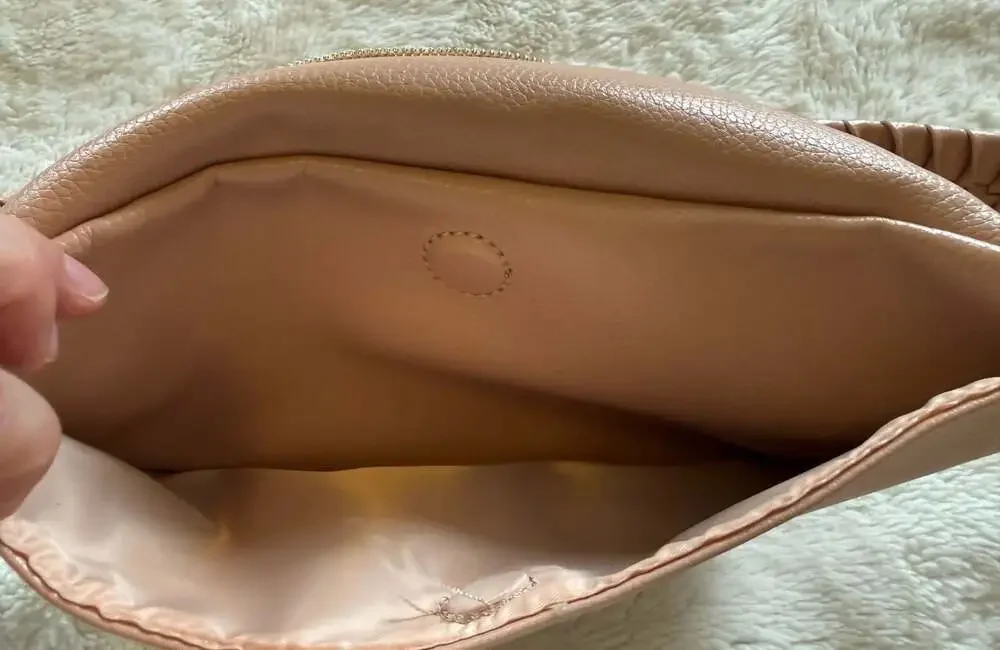Fawn Design Warm Blush Crossbody Bag with braided strap | Vegan Leather